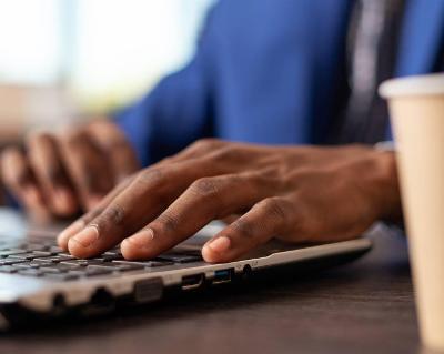 Man on laptop