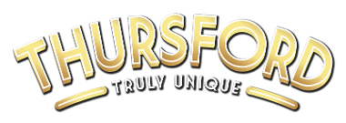 Thursford logo with text 'TRULY UNIQUE'