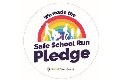 Primary school safe school run pledge logo